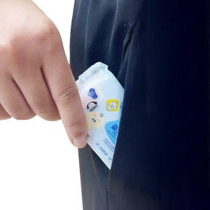 定制99% 纯水婴儿迷你湿巾无纺布无酒精湿刷新纸巾64支 - Product Image 2