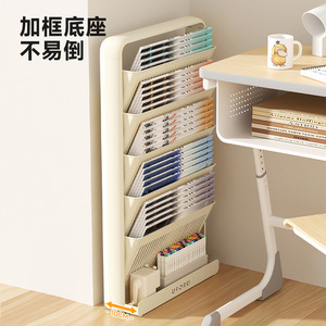 Student <b>Desk</b> Bookshelf 5 Tier Floor Standing <b>Large</b> Capacity Storage Rack For Classroom Use - Product Image 3