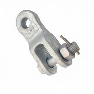 Double Ear ZBD Right Angle Clevis For Heavy Duty Tension <b>String</b> Assembly Of Medium Voltage Power Communication Fiber Lines - Product Image 2
