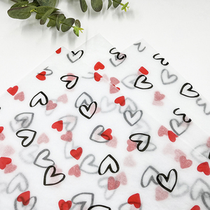 Papel <span class=keywords><strong>de</strong></span> regalo personalizado en forma <span class=keywords><strong>de</strong></span> corazón para regalo <span class=keywords><strong>de</strong></span> San Valentín, zapatos, arreglos florales, papel <span class=keywords><strong>de</strong></span> <span class=keywords><strong>seda</strong></span> <span class=keywords><strong>de</strong></span> buena calidad - Product Image 4