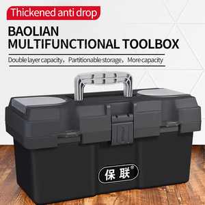 Xách tay kép khóa nhựa lưu trữ hộp công cụ tùy chỉnh OEM hộ gia đình nhỏ phần cứng công cụ trường hợp - Product Image 2