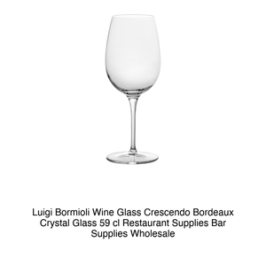 Copa de Vino Crescendo Bordeaux 59 cl Cristal Luigi Bormioli H 23.8 cm Ø 9 cm - Product Image 2