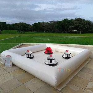 Pista <span class=keywords><strong>Inflable</strong></span> para Autos <span class=keywords><strong>de</strong></span> Choque, Ideal para Niños, Pista <span class=keywords><strong>de</strong></span> Juego <span class=keywords><strong>Inflable</strong></span> para Exteriores, Corralito para Bebés - Product Image 4