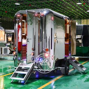 Trailer Ready to Ship Luxury VIP Steel Structure Mobile Toilet <b>Shower</b> Public Outdoor Portable Toilets for Bedroom Workshop Use - Product Image 1
