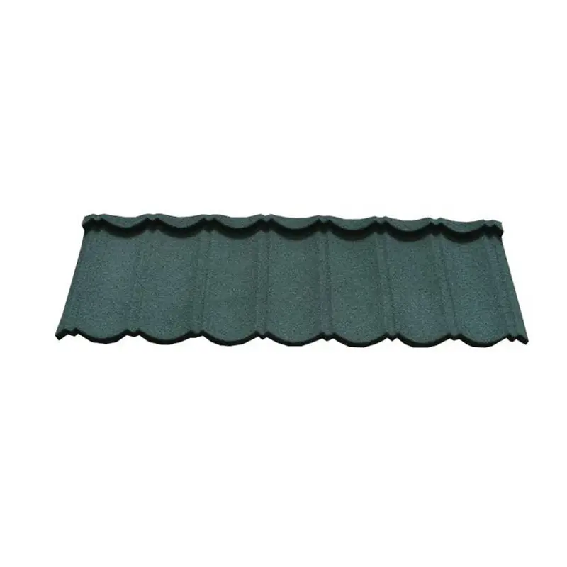 12 feet stone coated zinc steel metal roofing sheet zinc aluminium roofing sheets in jamaica from china building materials