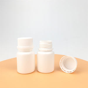 Botellas de pastillas farmacéuticas blancas de HDPE a prueba de manipulaciones 20ml 50ml <span class=keywords><strong>100ml</strong></span> 150ml botella de medicina de embalaje de cápsula vacía con tapa de rosca - Product Image 3