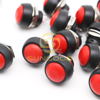 Interrupteur à bouton-poussoir PBS-33B 12mm puissance Type rond 2 broches étanche auto-réinitialisation pas de verrouillage interrupteurs à bouton momentané PBS33B