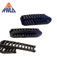 Cadena de tracción cerrada industrial Kwlid Bridge de alta calidad para máquinas CNC, con eslabones de plástico, separador de núcleo y nailon PA66