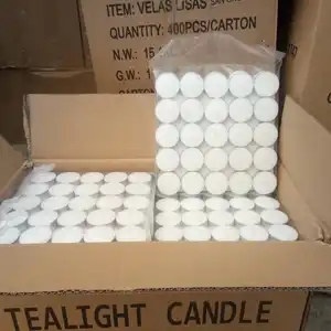 Wholesale Good Quality White Tealight Candle Pressed 4hrs Long Burning Tea Candle For Home Decor