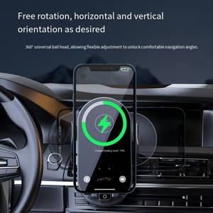 Produits tendance 2025 nouveautés évent par gravité intégré charge par induction automatique rapide QC chargeur sans fil support de voiture - Product Image 4