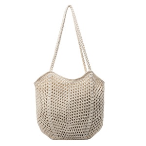 Bolso de Hombro Calado de Verano 2026, Bolso de Mano de Gran Capacidad, Bolso de Playa de Moda para Mujer, Tejido de Algodón - Product Image 5