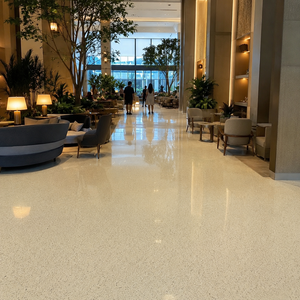 Piso de Terrazo Epóxico de Lujo, Impermeable, Resistente al Desgaste, Pintura para Pisos de Arena Coloreada, Revestimiento de Piso Comercial Moderno para Showroom - Product Image 2