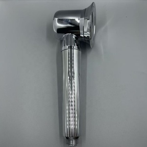 Soffione doccia filtrato con palmare ad alta pressione 9 stadi con addolcitore acqua filtri perline per acqua dura cromo - Product Image 3