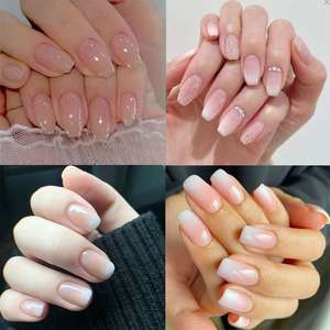 <span class=keywords><strong>Faux</strong></span> <span class=keywords><strong>ongles</strong></span> à presser, nude moyen, <span class=keywords><strong>faux</strong></span> <span class=keywords><strong>ongles</strong></span> à pointes françaises, couverture complète, carrés, <span class=keywords><strong>faux</strong></span> <span class=keywords><strong>ongles</strong></span> avec motifs, 24 pièces, <span class=keywords><strong>ongles</strong></span> à coller - Product Image 2