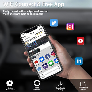 新しい4レコード1080P Dashcam、高解像度ナイトビジョン広角3.0インチスクリーンカーカメラDVR - Product Image 5