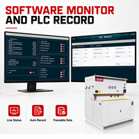 Máquina de Prueba de Cilindros Hidráulicos de Doble Acción de Alta Presión 70MPa con Control PLC y Monitoreo por Software, con Bomba y Motor