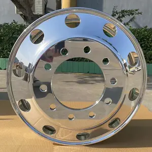 American Truck Trailer Drum Brakes Axle Parts Aluminum Rim Steel Rim 22.5*8.25 8.25*24.5 Series Wheel Rims