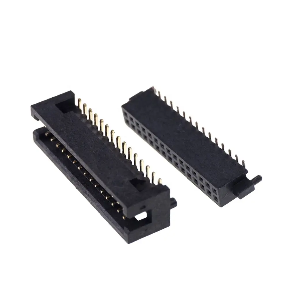 . 050 "1.27Mm 2X15 Pin 30 Pins Board To Board Connector PCB Nam Header Nữ Receptacle SMT Với Chốt Giao Phối BTB Tiêu Đề