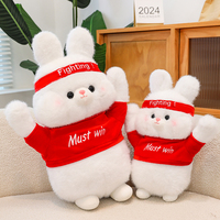 Juguete de Peluche de Conejo 3D, Bonito y a la Moda, Venta Directa de Fábrica, Personalizado, Barato, de Gran Venta, Fabricante de Juguetes de Peluche