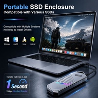 Nandstor Nuovo Arrivo SSD Portatile, SSD Esterno all'Ingrosso ad Alta Velocità con Logo Personalizzato, Unità a Stato Solido da 512GB 1TB 2TB per PC