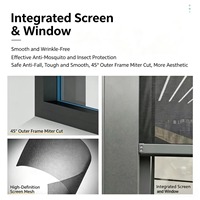Ventana Elevadora Eléctrica Inteligente Moderna con Sensor Inteligente y Control Remoto, Ventana Elevadora Vertical Automática para Proyectos de Decoración de Hoteles