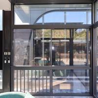 Ventana Corredera Horizontal Antirrobo de Aleación de Aluminio Personalizada de Fábrica, Acero Inoxidable para Sala de Estar, Hotel, Villa, Cocina