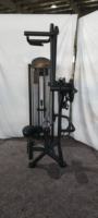 Machine d'extension arrière de charge de goupille commerciale circulaire Lat Pulldown assis au-dessus de Lat tirer vers le bas Machine d'extension arrière