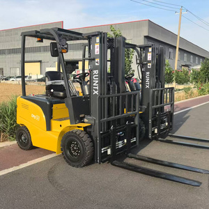 Chariot élévateur électrique compact à 4 roues, 2 tonnes, pour allées étroites et usines intérieures - Product Image 2