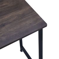 Vente chaude Moderne Simple En Bois Ordinateur Bureau Panneau Métal Jambe pour Bureau À Domicile Chambre Salon Étude École Utiliser Meubles