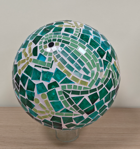 Natural Color Glazing Globe Hand <b>Blown</b> <b>Glass</b> Gazing Ball Weather Resistant Outdoor Patio Garden Decor - Product Image 1