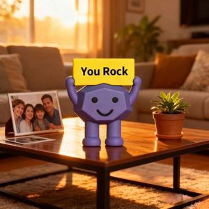 Nueva Figura de PVC Inspiradora con la Frase 'You Rock', Regalo Motivacional para Adultos - Product Image 6