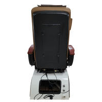 Chaise de pédicure électrique réglable en acier inoxydable avec massage dorsal tactile pour salon de beauté, sans tuyauterie, en promotion aux États-Unis