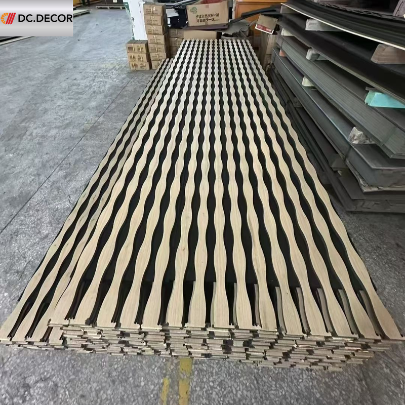 Acoustic Wood Slat Panel Sheets for