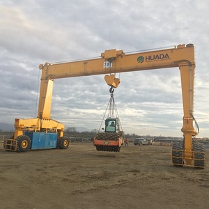 Rairess điện 30 tấn 40 tấn rtg cần cẩu cao su loại đơn chùm giàn cần cẩu cho đường và cầu xây dựng - Product Image 4