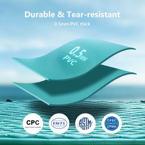 Lake <strong>Floats</strong> for Adults With Pool Hammock, <strong>Inflatable</strong> Floating <strong>Mat</strong> for Lake Pool Boating Beach, Water Relaxing Party - Product Image 4