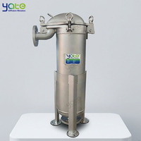Sanitair ontwerp High Flow Turtle Back enkelzakfilter met SS304 roestvrijstalen behuizing voor fruitpulpfiltratie