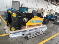 Brise-roche hydraulique SQ150 pour excavatrices de 40 à 55 tonnes, poids 3880 kg, origine Shandong