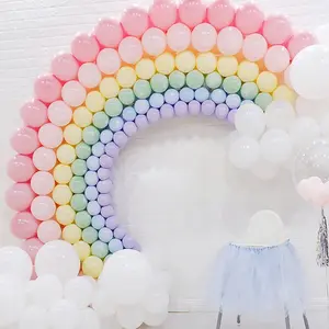 5-36 "Macaron Balloon Bán Buôn Kẹo Màu Latex Balloon Wedding Party Trang Trí Sinh Nhật Balloon Set