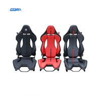 Siège de voiture en cuir et fibre de carbone rouge personnalisable de qualité supérieure pour Ferrari SF90-458-488-812-F8 296GTB