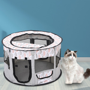 Oxford Portable Parcs Pour Animaux De Compagnie Pliable Chenil Chien Playpent Respirant Maille Maison Résistant Chiot Enceinte Clôture Enceinte Pour Animaux De Compagnie - Product Image 5