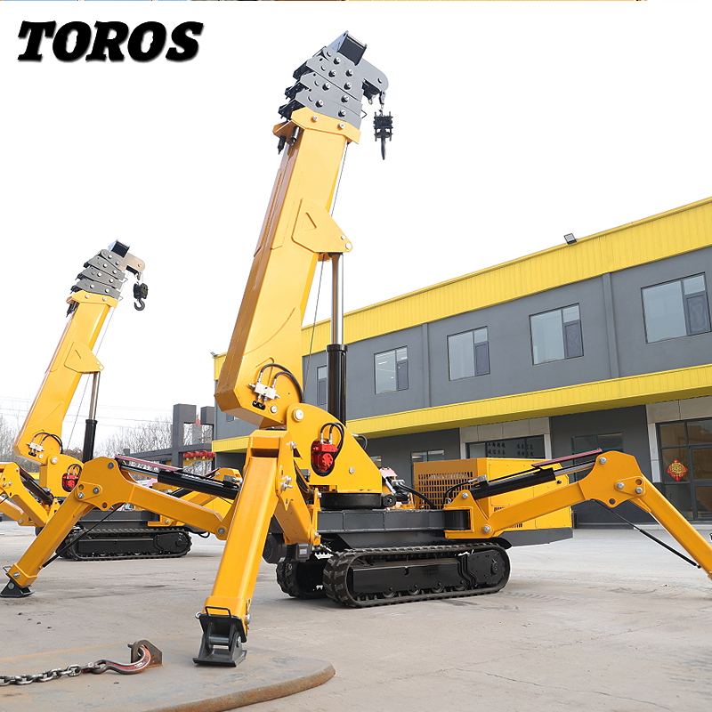 Compact Structure Building New Spider Crane