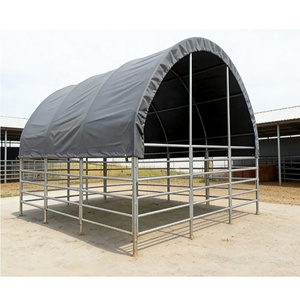Outdoor PVC Fabric Galvanized Steel Frame Animal Horse Livestock <b>Shelter</b> <b>Dome</b> Design - Product Image 3