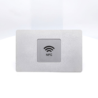 Cartes NFC vierges en acier inoxydable découpées au laser sur mesure pour entreprises – Vente en gros