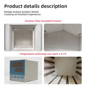 Forno a Muffola per Deceratura di Gioielli, Riscaldamento Pietre Preziose ad Alta Temperatura 1200°C in Offerta - Product Image 5