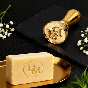 Matrice de gaufrage en laiton personnalisée pour savon - Moule à logo sur mesure pour marques de savon artisanal - Product Image 3
