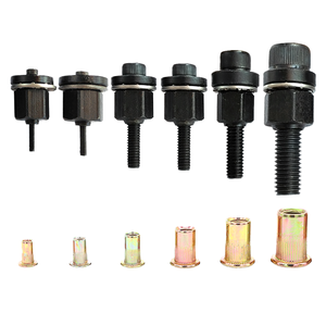 <span class=keywords><strong>Pistola</strong></span> Remachadora Manual <span class=keywords><strong>Eléctrica</strong></span> de Acero con Rosca Completa y Cabeza Plana para Uso Automotriz M3-M12 - Product Image 1