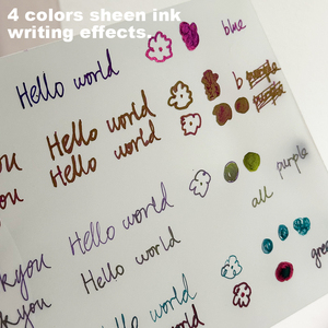 Inchiostro per Penne Glitterate Personalizzabile, Inchiostro Colorato in Bottiglia per Penne Stilografiche, Inchiostro Artistico per Lettering <span class=keywords><strong>a</strong></span> Mano - Product Image 5