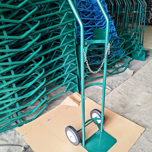 Chariot à bouteilles de gaz monocylindre, modèle haut, 50L, en acier, à pousser à la main, chariot à outils mobile pour azote, argon, dioxyde de carbone - Product Image 3