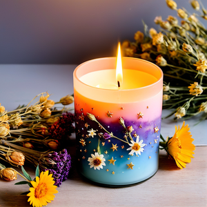 Nouvelles bougies parfumées en cire <span class=keywords><strong>de</strong></span> soja <span class=keywords><strong>de</strong></span> luxe Aroma Moonlight Flower, modernes, pour les occasions festives, étiquette privée, longue durée <span class=keywords><strong>de</strong></span> combustion - Product Image 4
