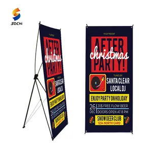 High quality Customized logo Trade Show Banner Stand spider x frame adjustable mini nuevo x banner